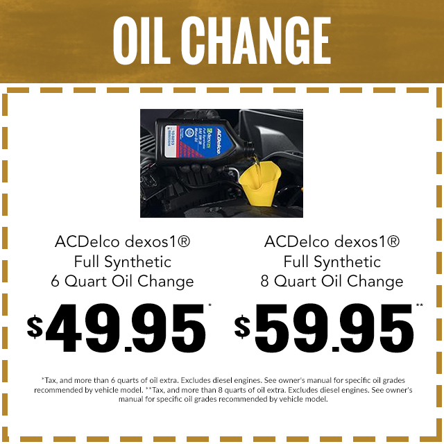 Chevy Oil Change Rebate